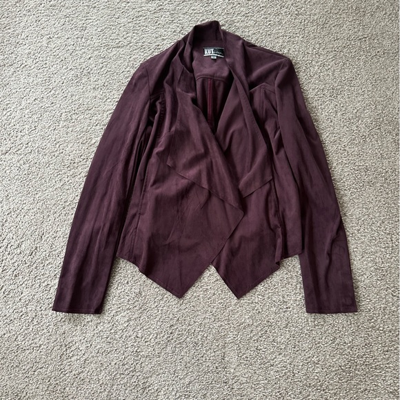 KUT from the Kloth - plum drape jacket - Picture 2 of 4